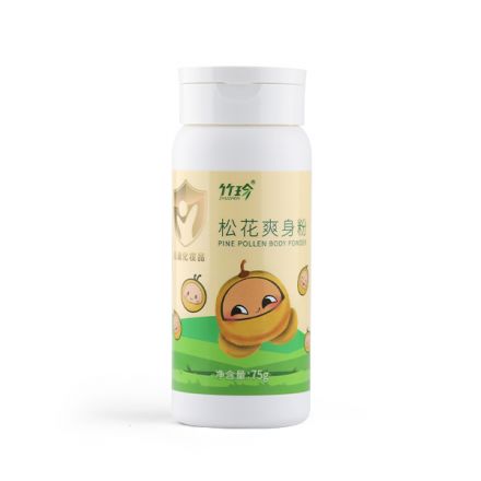 竹珍<sup>®</sup>松花爽身粉