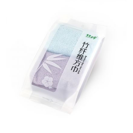 竹珍<sup>®</sup>竹纤维方巾（蓝+紫）2021