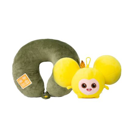 松宝两用颈枕（绿色）